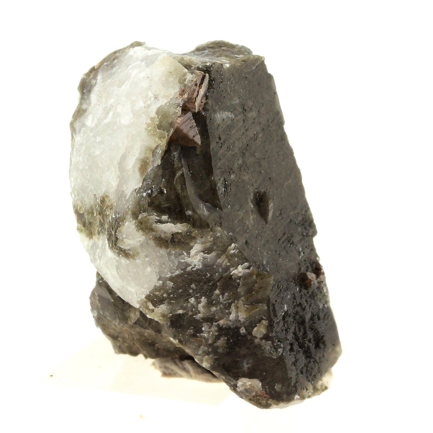 Anatase + Quartz + Chlorite. 136.0 carats. Les Rousses, Vaujany, Isère, France