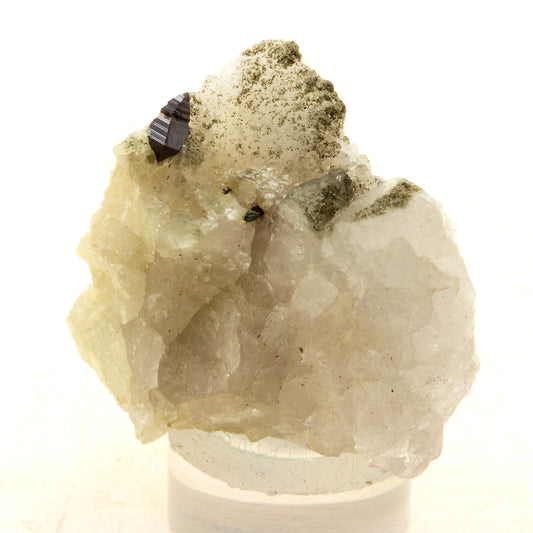 Anatase + Quartz + Chlorite. 74.0 carats. Les Rousses, Vaujany, Isère, France