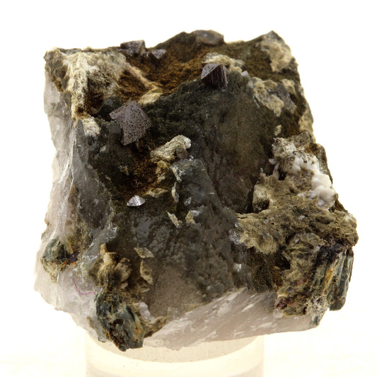 Anatase + Quartz + Chlorite. 109.0 carats. Les Rousses, Vaujany, Isère, France