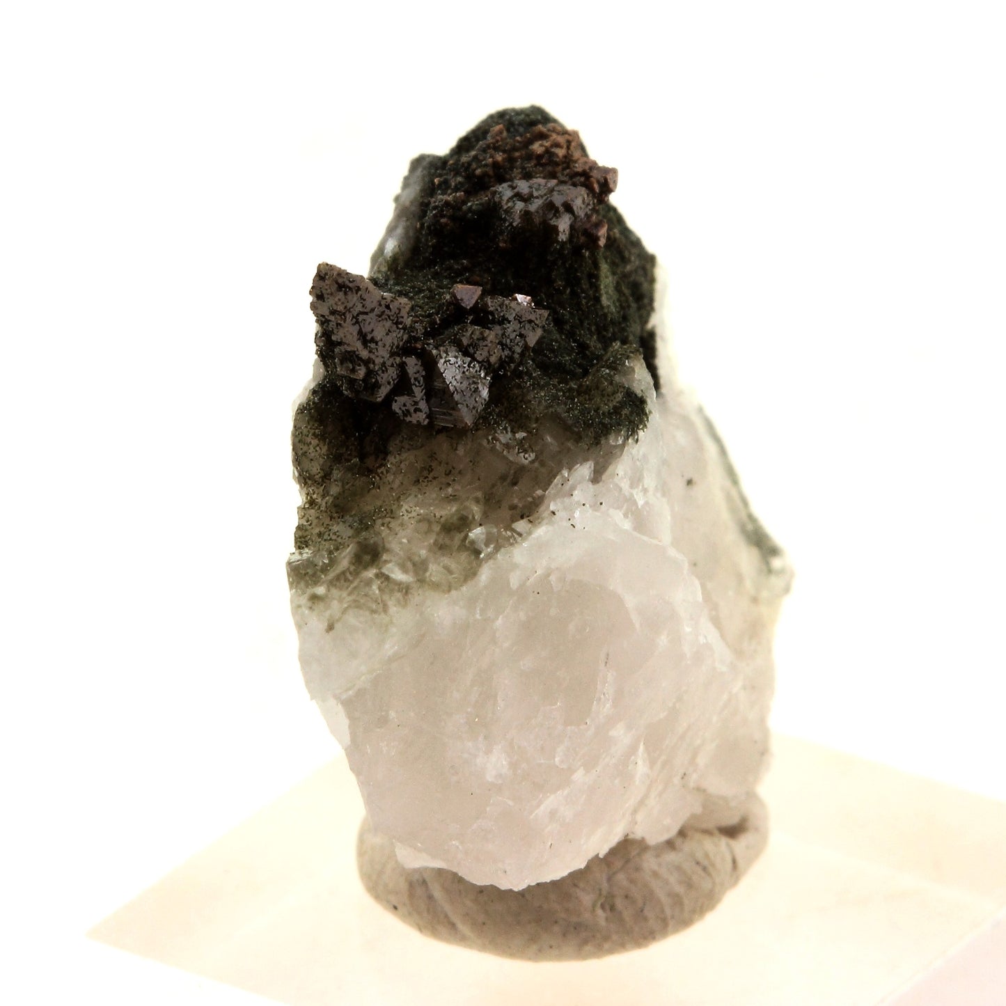 Anatase + Quartz + Chlorite. 25.0 carats. Les Rousses, Vaujany, Isère, France