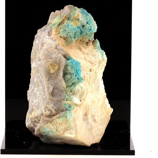 Turquoise + Amblygonite. 1825.0 carats. Montebras, Creuse, France
