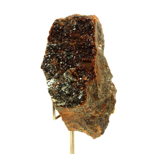 Grenat Hessonite + Clinochlore. 636.0 carats. Bellecombe, Châtillon, Italie