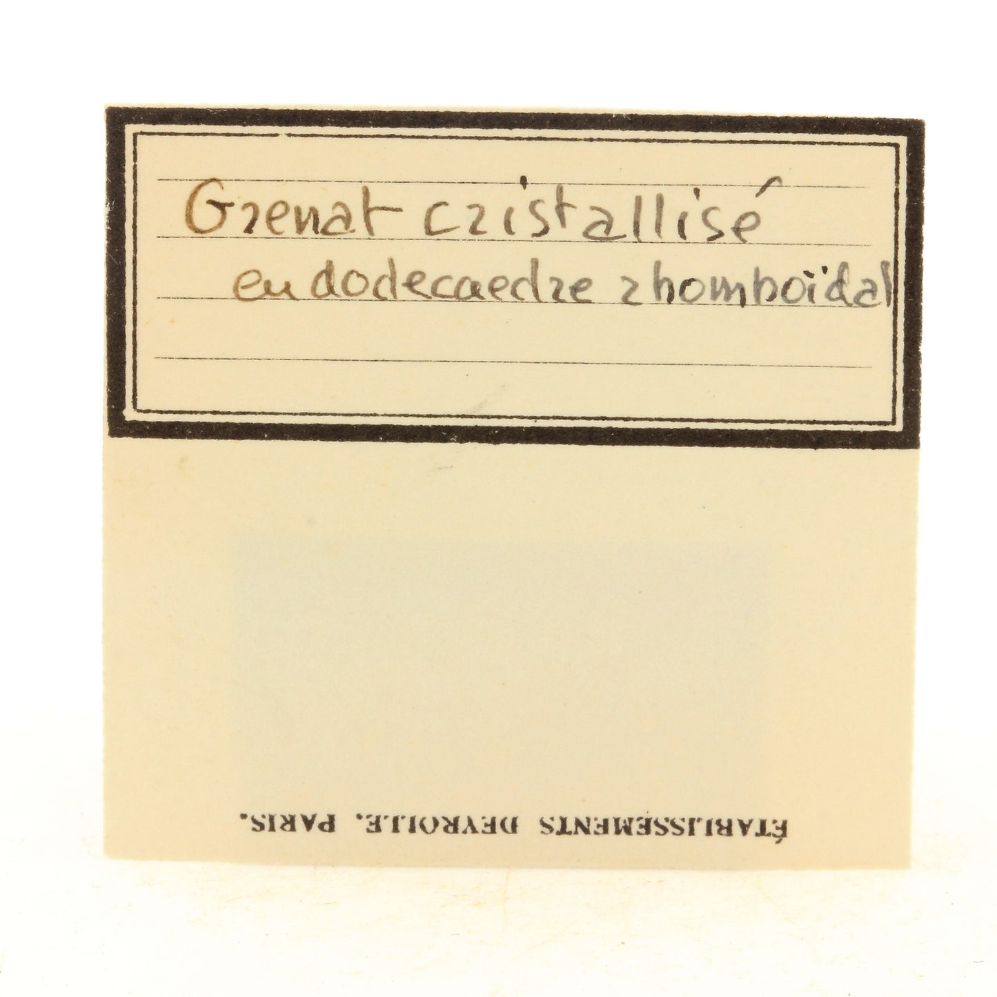 Grenat Almandin. 76.0 carats. Collobrières, Var, France