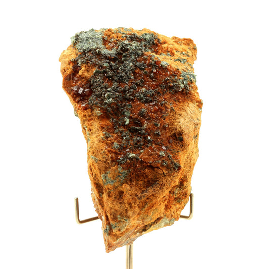 Grenat Hessonite + Clinochlore. 1580.0 carats. Bellecombe, Châtillon, Italie