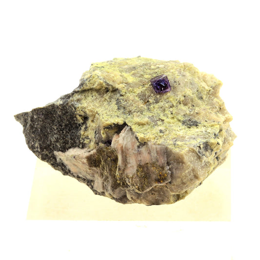 Fluorite. 495.0 carats. Les Rocs, Buxières-les-Mines, Allier, France