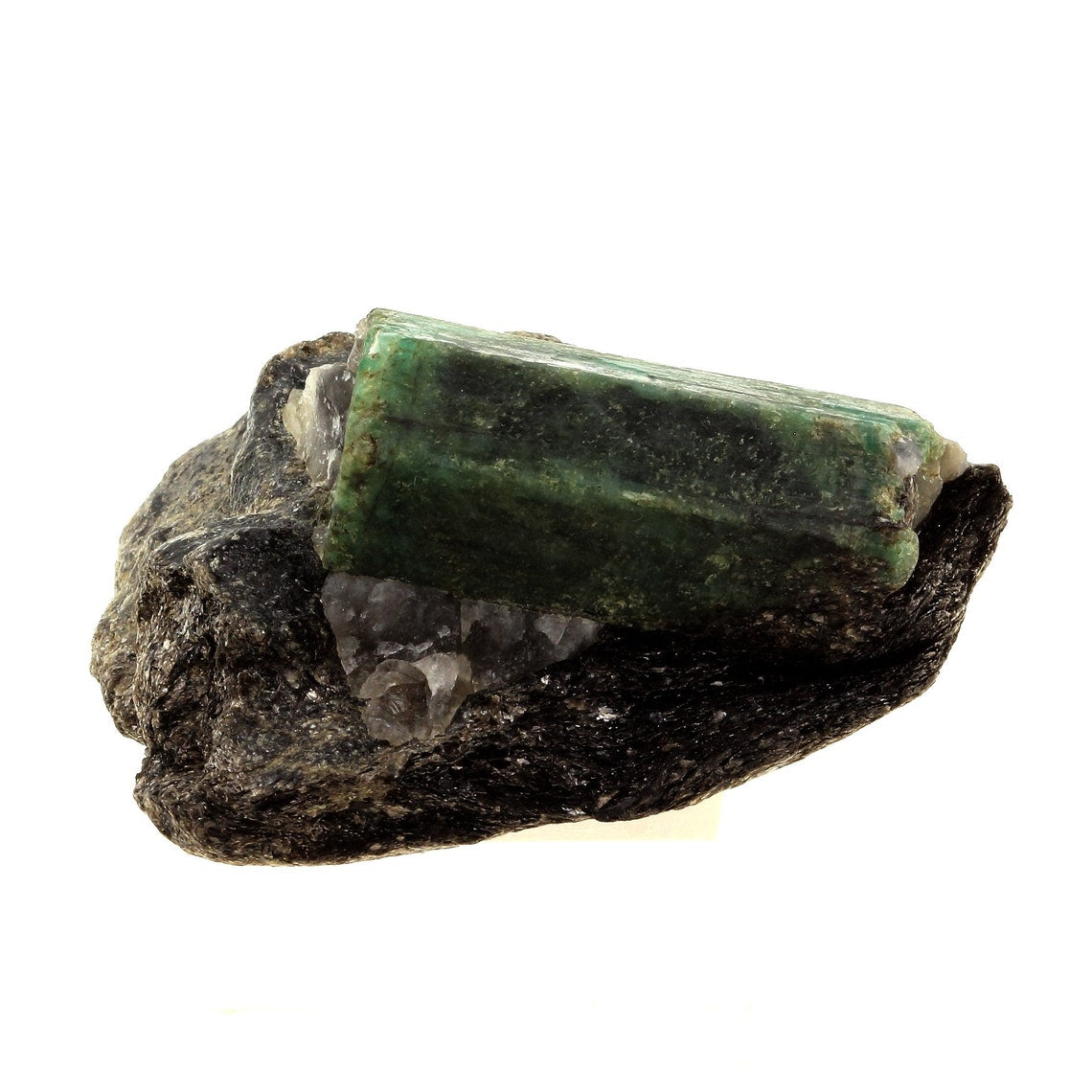 Emeraude + Phlogopite. 373.0 cts. Carnaíba, Pindobaçu, Bahia, Bresil