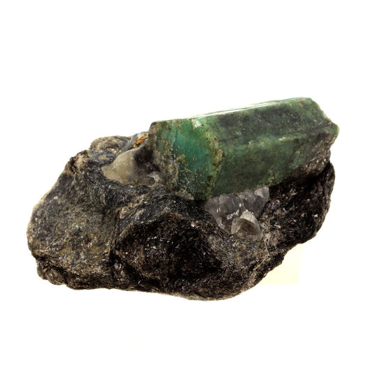 Emeraude + Phlogopite. 373.0 cts. Carnaíba, Pindobaçu, Bahia, Bresil