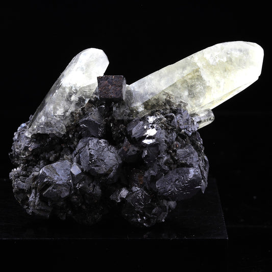 Galène + Calcite. 427.0 carats. Tri-State Mining District, USA