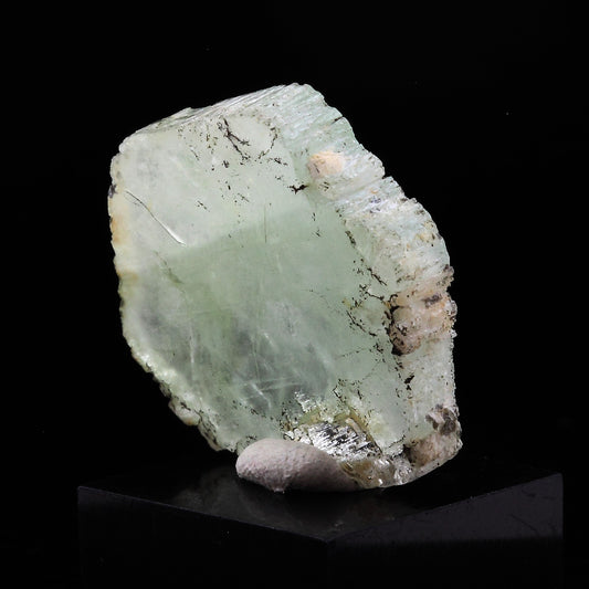 Béryl vert (tranche polie). 23.0 carats. Vangaindrano, Atsimo-Atsinanana, Madagascar
