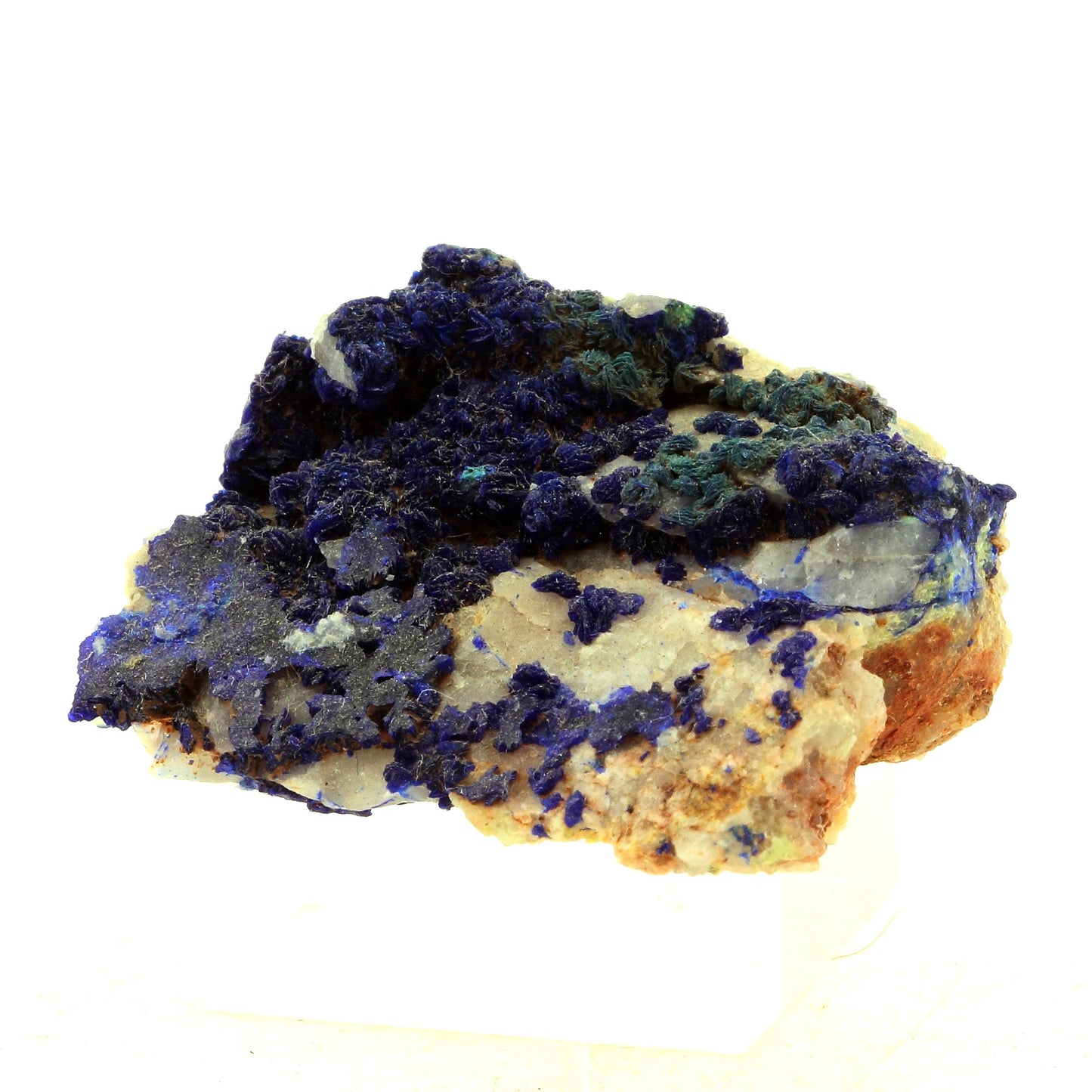 Azurite. 64.0 carats. Cap Garonne, Le Pradet, Var, France
