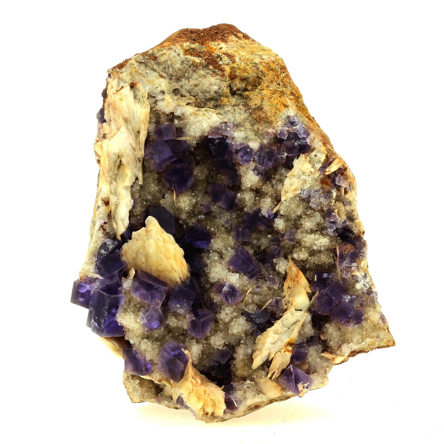 Fluorite + Baryte + Quartz. 4014.0 carats. La Cabaña, Berbes, Asturias, Espagne