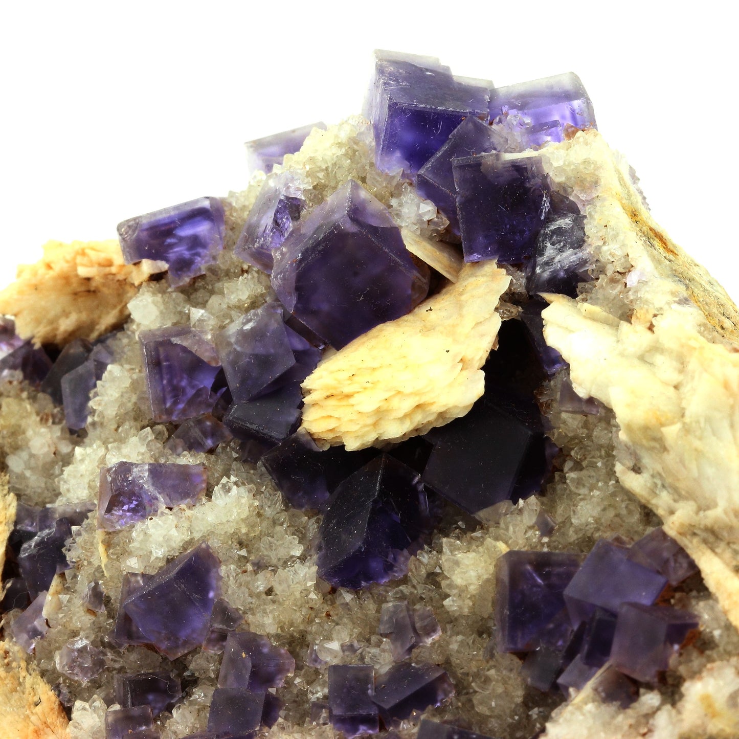 Fluorite + Baryte + Quartz. 4014.0 carats. La Cabaña, Berbes, Asturias, Espagne