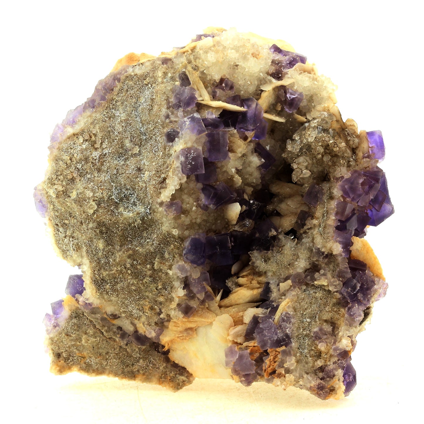 Fluorite + Baryte + Quartz. 1521.0 carats. La Cabaña, Berbes, Asturias, Espagne