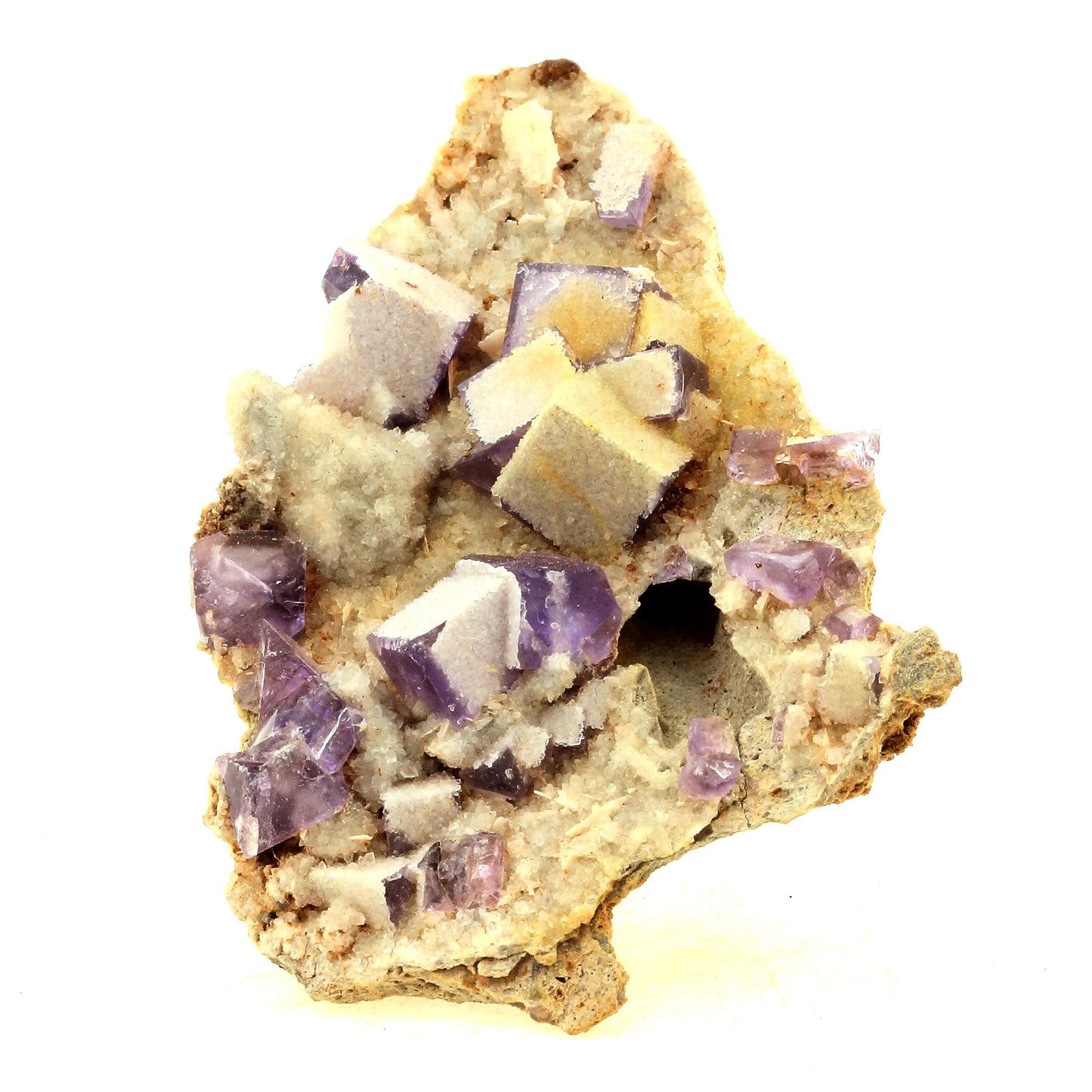 Fluorite. 119.0 carats. La Cabaña, Berbes, Asturias, Espagne
