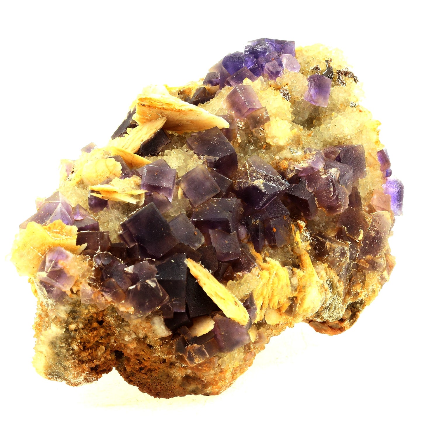 Fluorite + Baryte + Quartz. 2441.0 carats. La Cabaña, Berbes, Asturias, Espagne