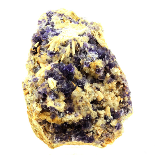 Fluorite + Baryte + Quartz. 2425.0 carats. La Cabaña, Berbes, Asturias, Espagne