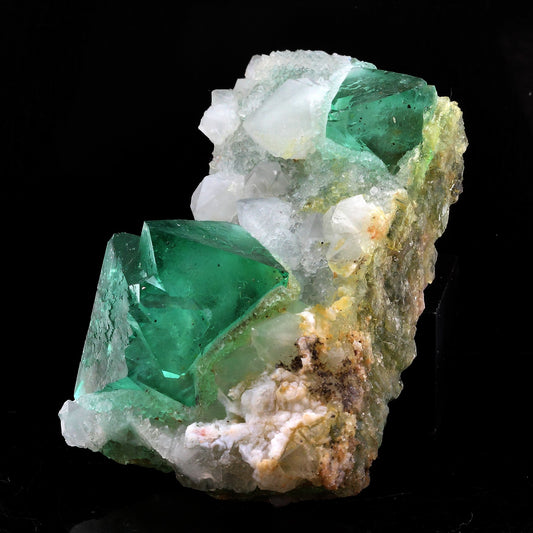 Fluorite + Quartz. 785.0 carats. Riemvasmaak, Northern Cape, Afrique du Sud