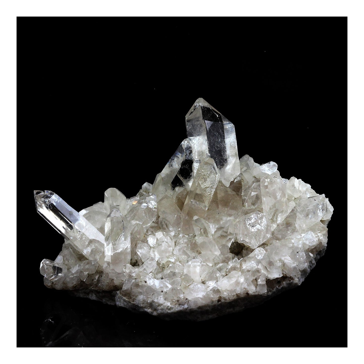 Quartz + Adulaire en provenance du Plan du Lac, Oisans, Savoie, France