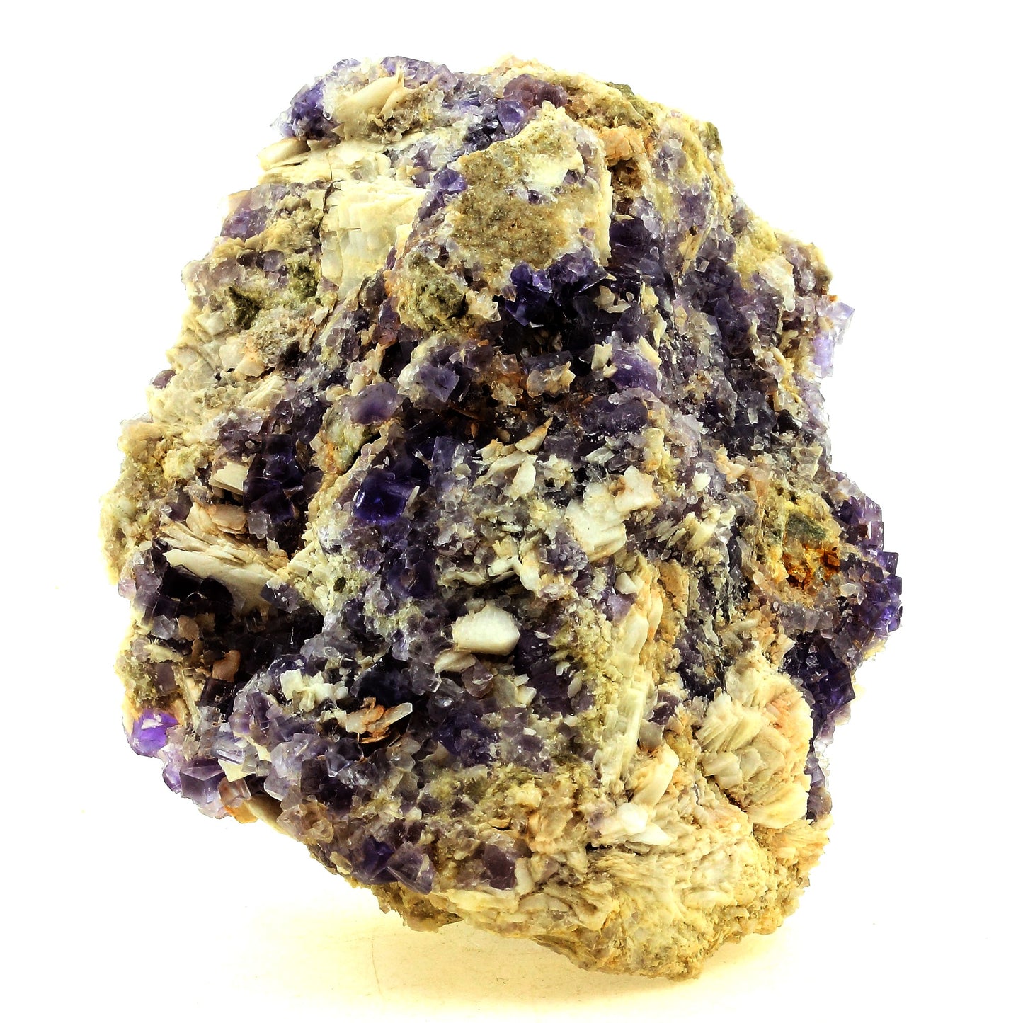 Fluorite + Baryte + Quartz. 3476.0 carats. La Cabaña, Berbes, Asturias, Espagne