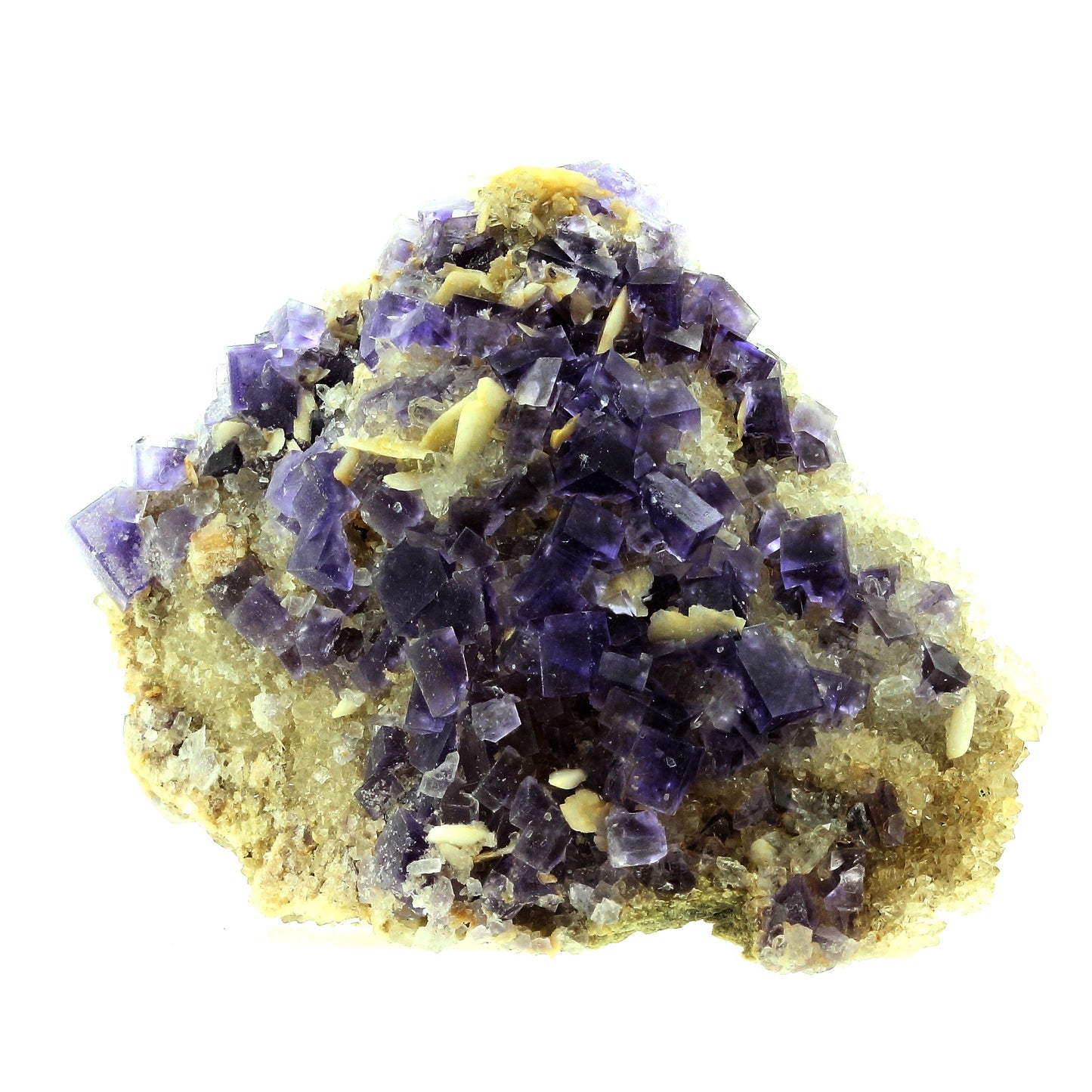 Fluorite + Baryte + Quartz. 784.0 carats. La Cabaña, Berbes, Asturias, Espagne
