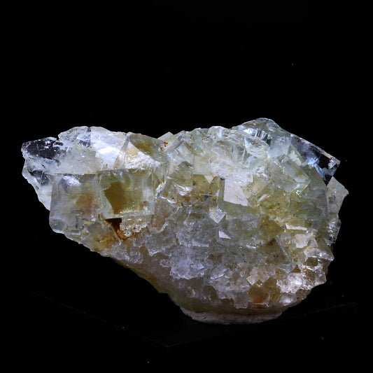 Fluorite + Quartz. 154.0 carats. Fontsante Mine, Var, France