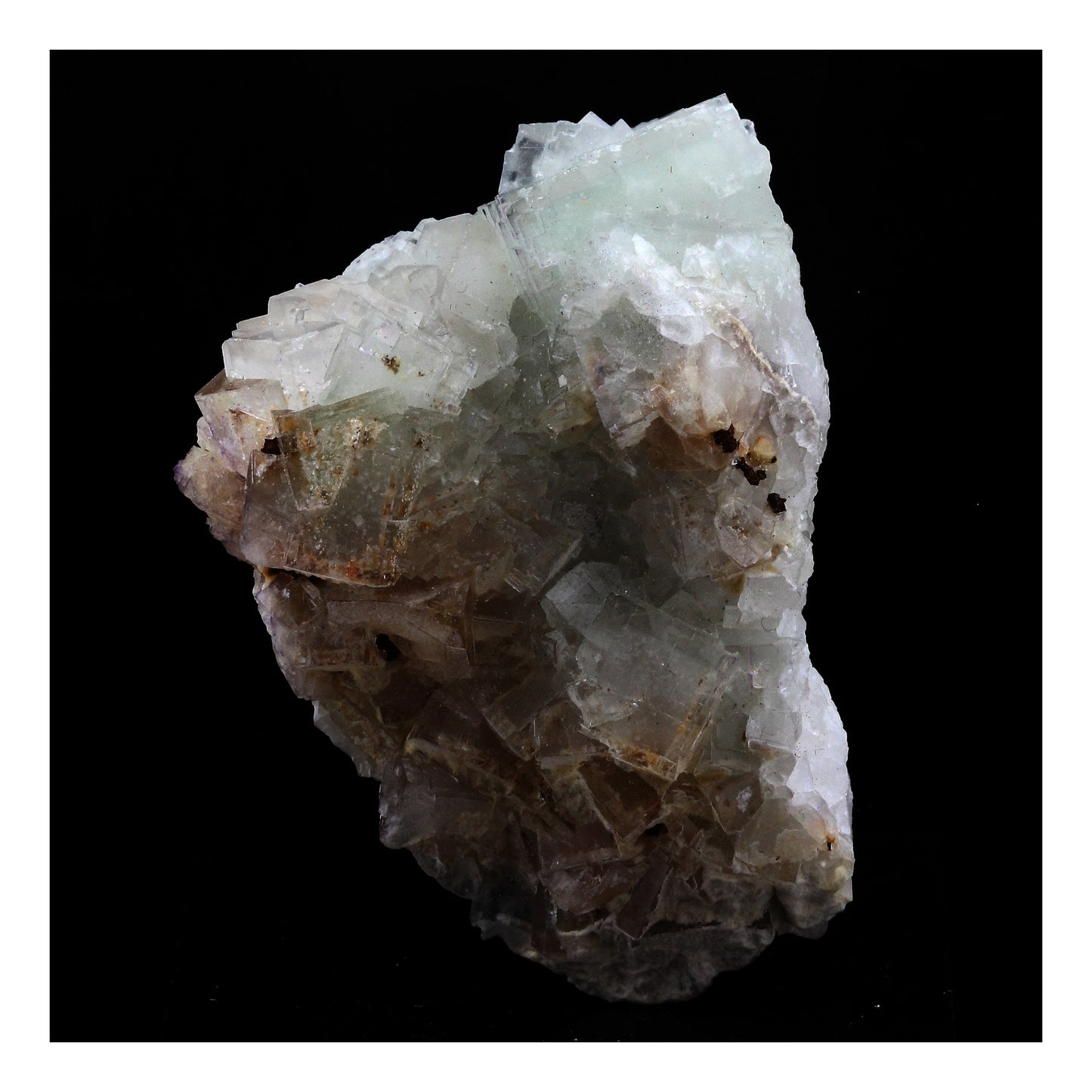 Fluorite + Quartz. 399.0 carats. Fontsante Mine, Var, France