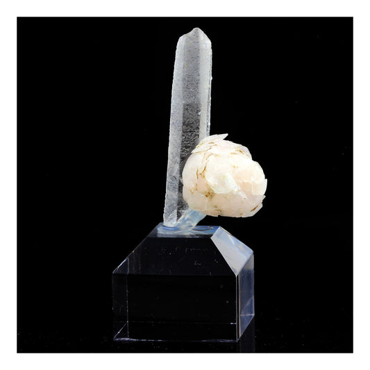 Quartz + Calcite. 101.5 carats. Chifeng, Inner Mongolia, Chine