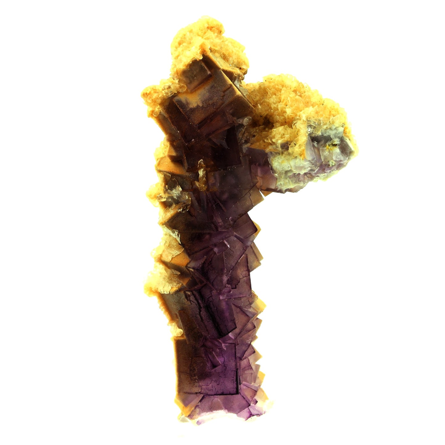 Fluorite Stalactite. 540.0 carats. Weishan Mine, Shandong, Chine