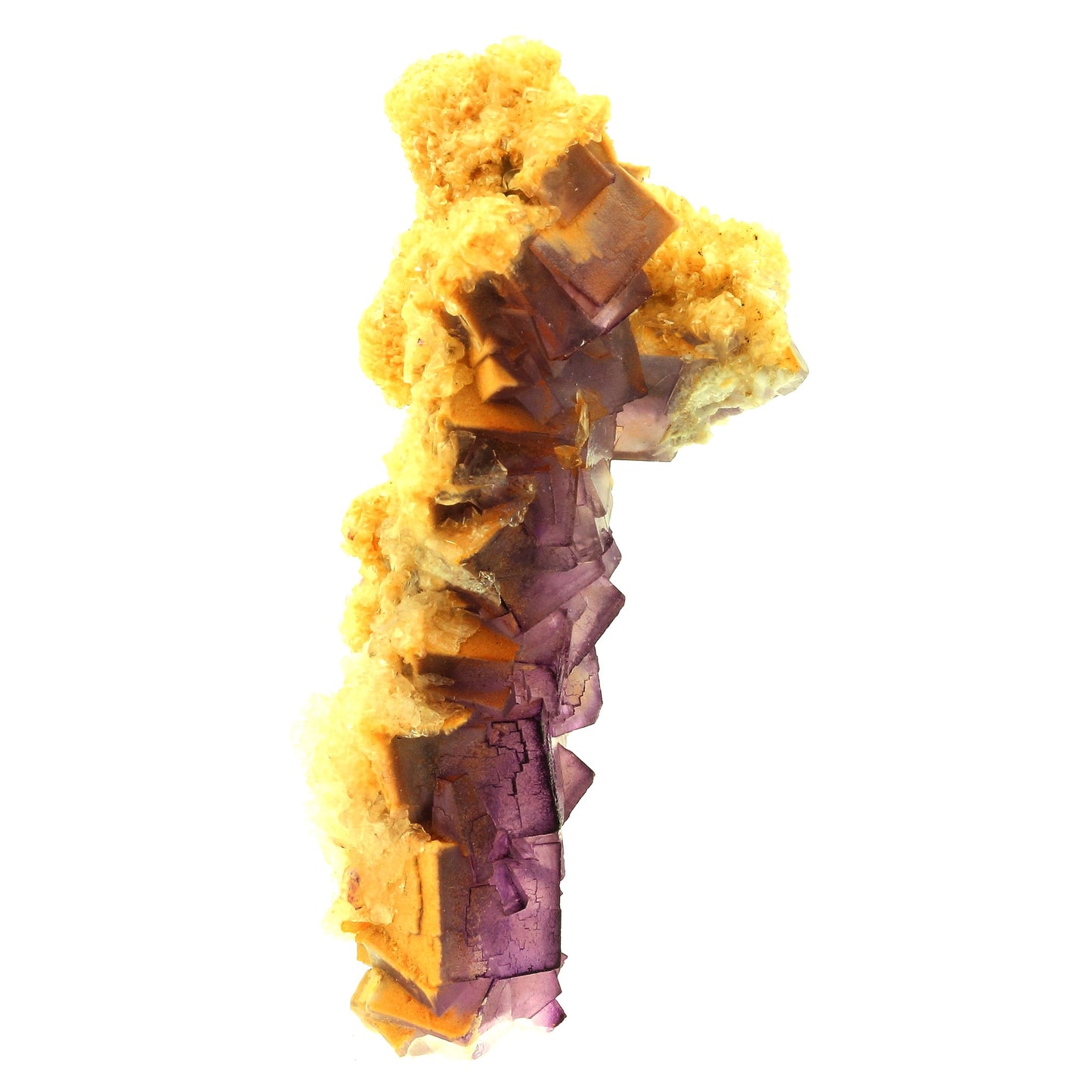 Fluorite Stalactite. 540.0 carats. Weishan Mine, Shandong, Chine