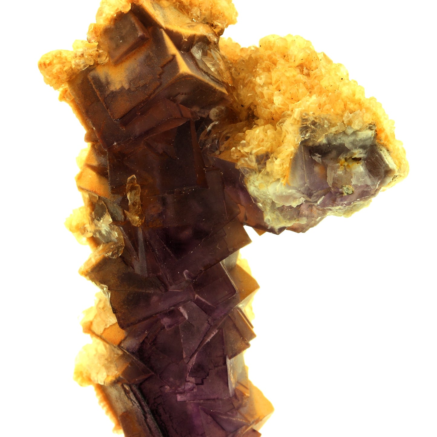 Fluorite Stalactite. 540.0 carats. Weishan Mine, Shandong, Chine