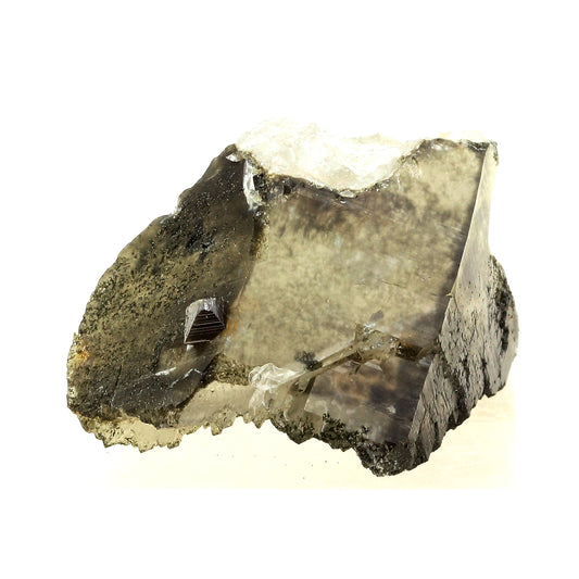 Anatase + Quartz + Chlorite. 114.0 carats. Les Rousses, Vaujany, Isère, France