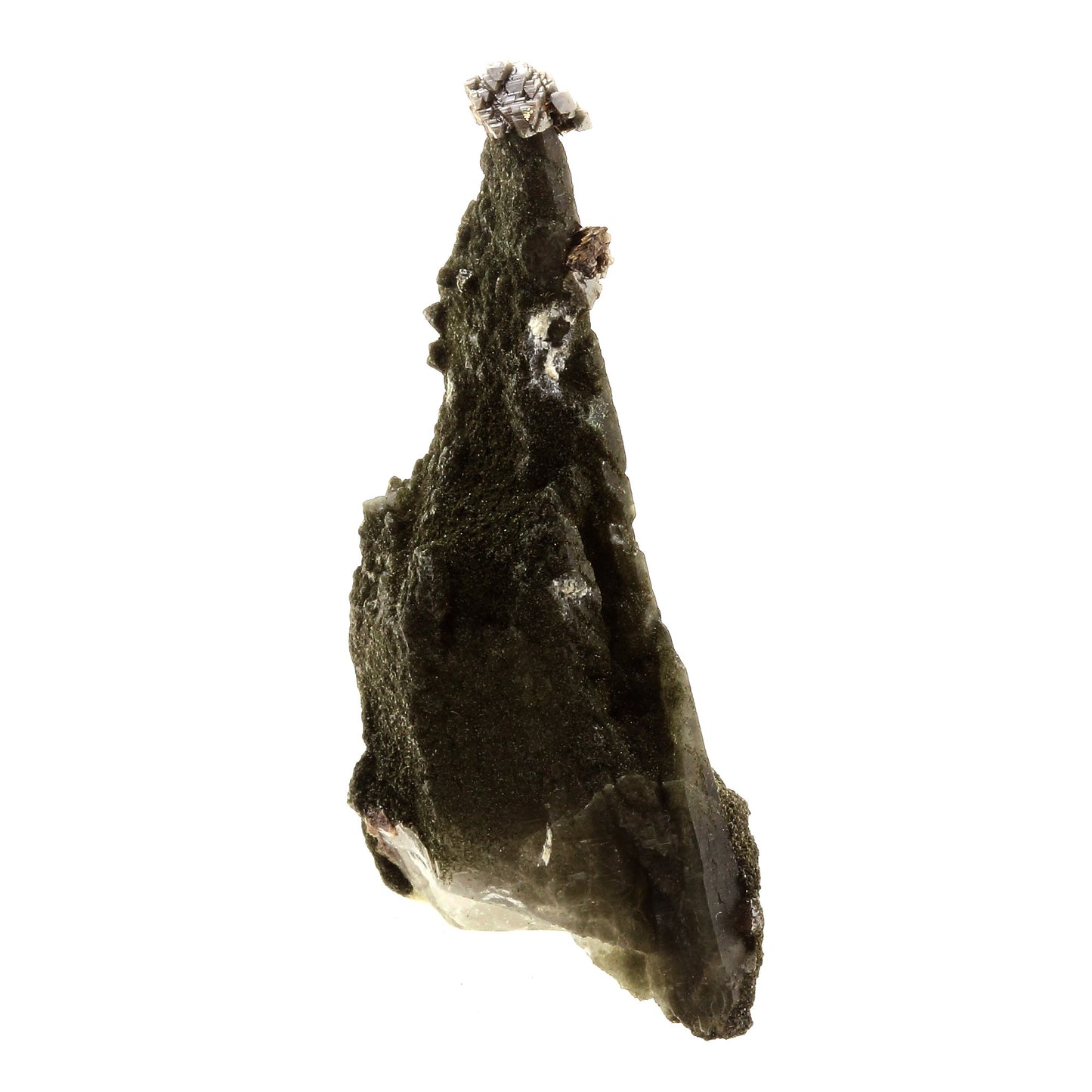 Anatase + Quartz + Chlorite. 41.0 carats. Les Rousses, Vaujany, Isère, France