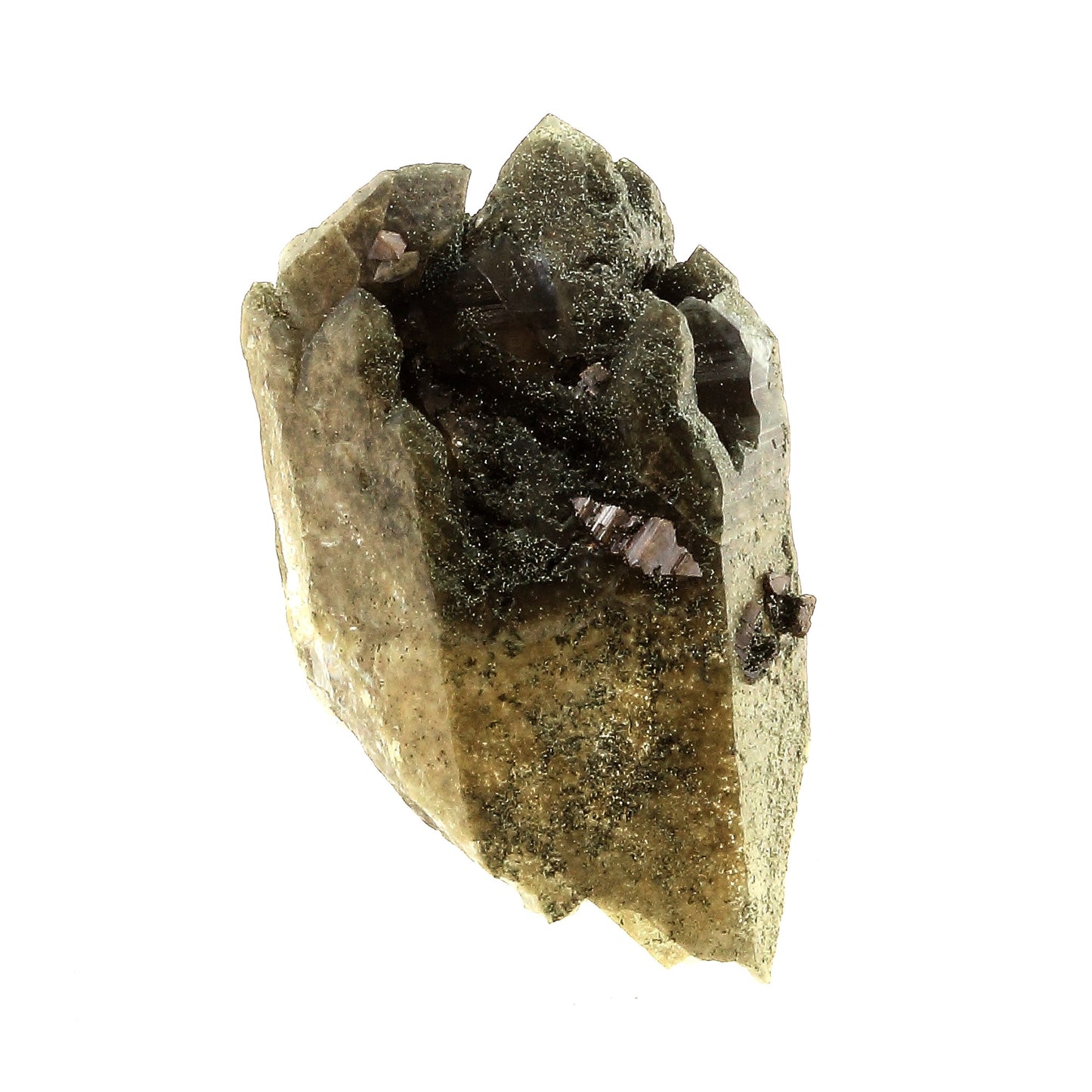 Anatase + Quartz + Chlorite. 45.0 carats. Les Rousses, Vaujany, Isère, France