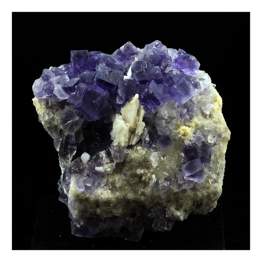 Fluorite + Baryte + Quartz. 427.0 carats. La Cabaña, Berbes, Asturias, Espagne