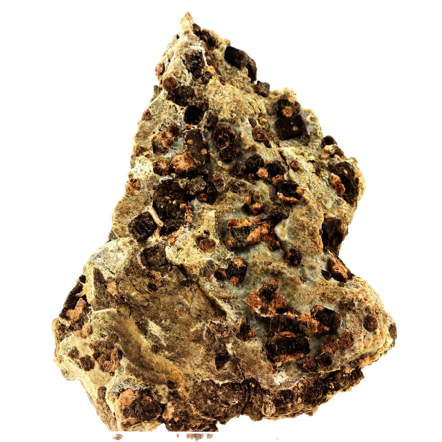 Grenat + Idocrase 1727.0 carats. En provenance du Massif de l'Arbizon, Hautes-Pyrénées, Occitanie, France