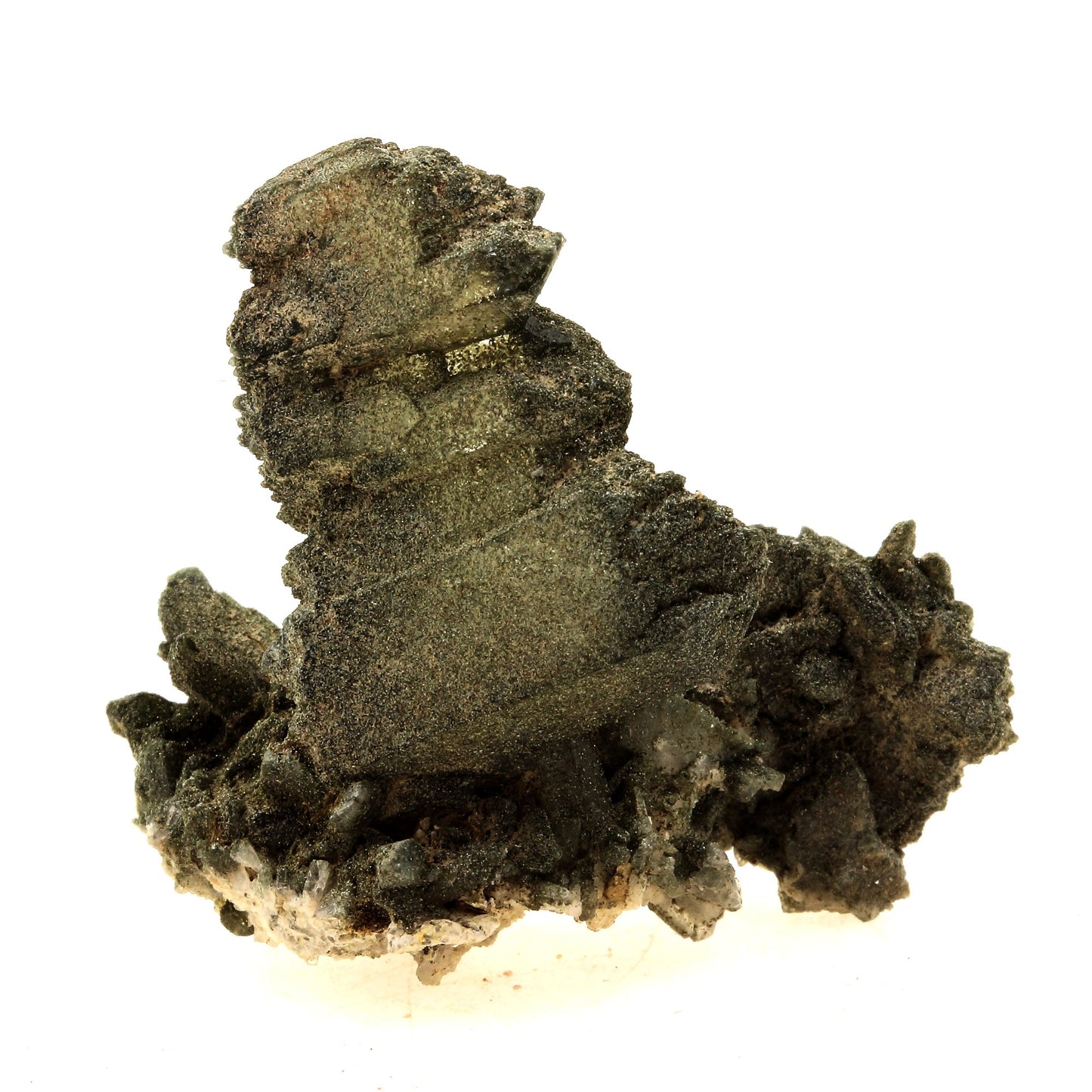 Quartz à Ame + Chlorite, 86.0 carats, Vallée de la Tarentaise, Savoie, France