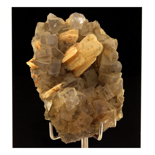 Fluorite + Baryte. 273.5 carats. Maroc