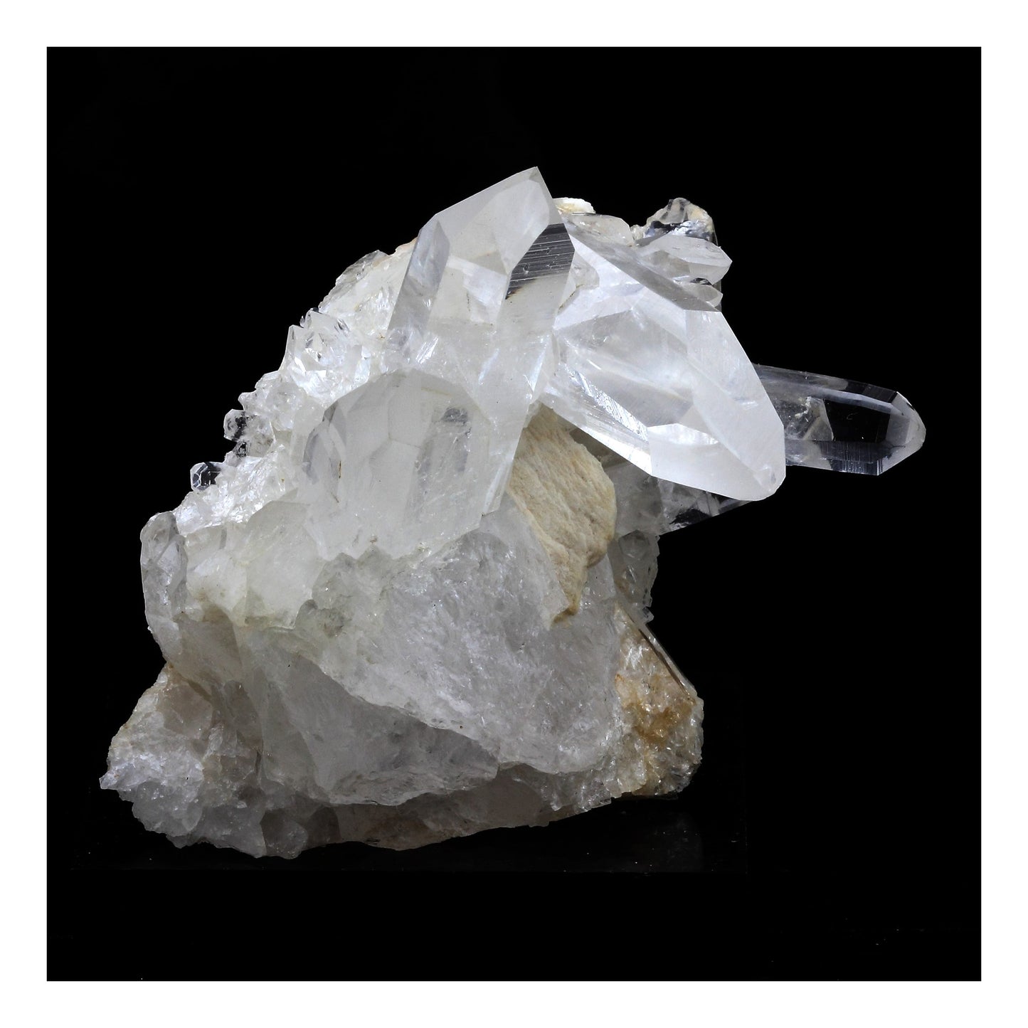 Quartz + Baryte. 394.0 carats. Les Deux Alpes, Oisans, France