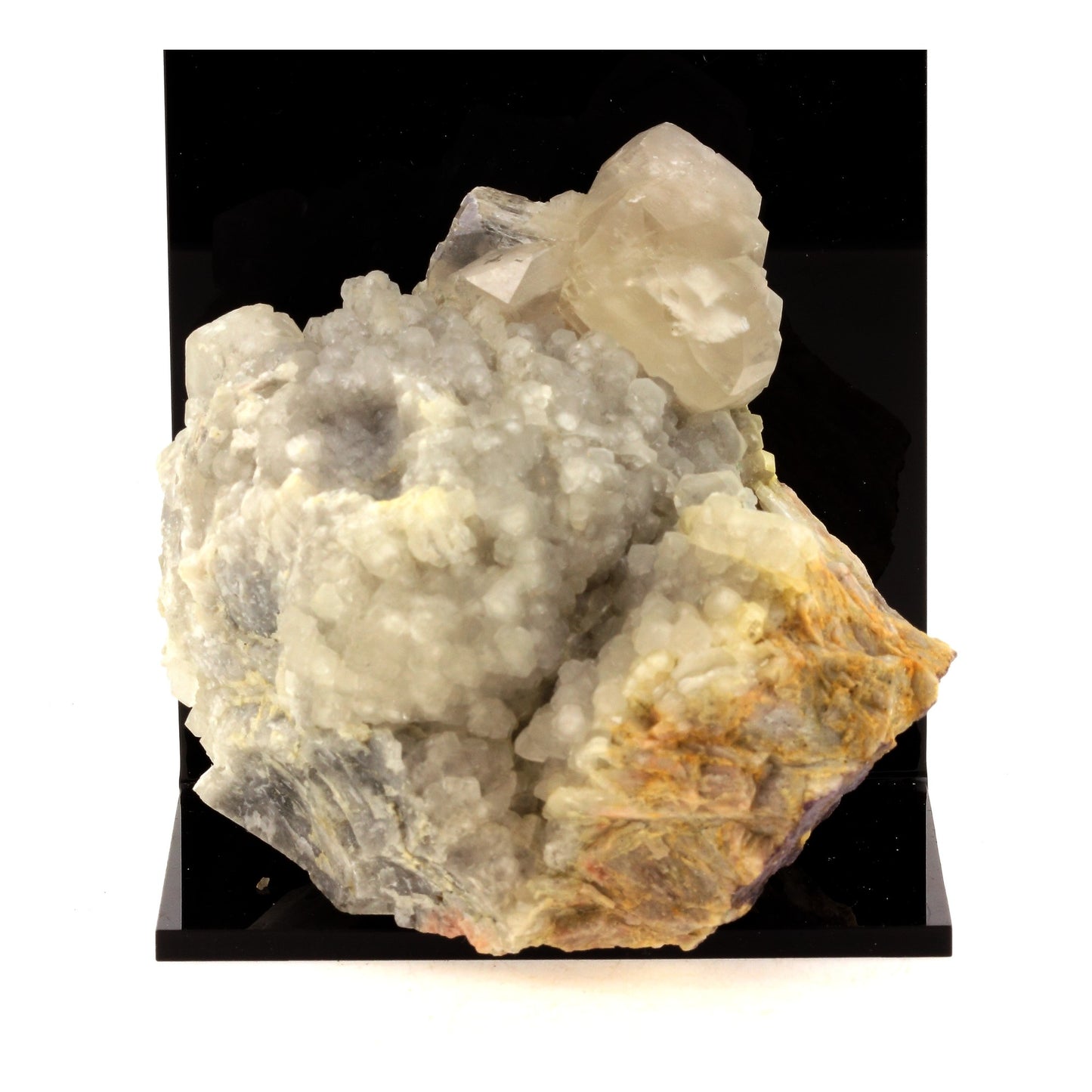Calcite + Baryte. 3621.0 carats. Cornas, Saint-Péray, Ardèche, France