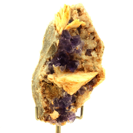 Fluorite + Quartz + Baryte. 419.5 carats. La Cabaña, Berbes, Espagne