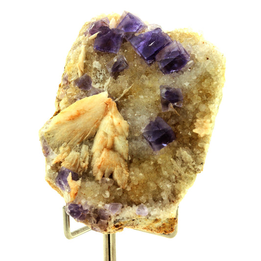 Fluorite + Quartz + Baryte. 219.0 carats. La Cabaña, Berbes, Espagne