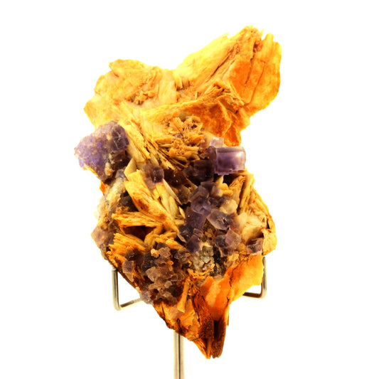 Fluorite + Quartz + Baryte. 727.0 carats. La Cabaña, Berbes, Espagne