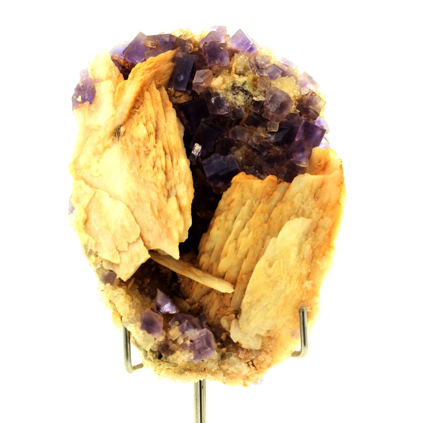 Fluorite + Quartz + Baryte. 720.0 carats. La Cabaña, Berbes, Asturias, Espagne