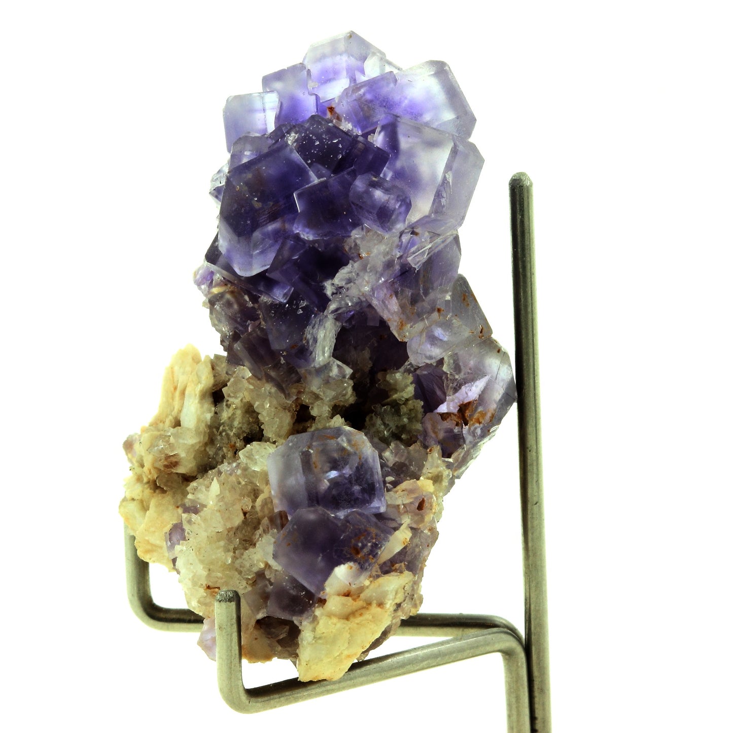 Fluorite + Quartz + Baryte. 126.0 carats. La Cabaña, Berbes, Asturias, Espagne