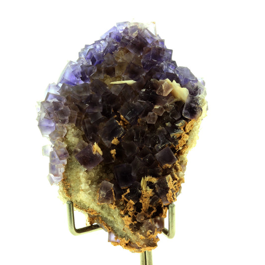 Fluorite + Baryte + Quartz. 211.5 carats. La Cabaña, Berbes, Asturias, Espagne