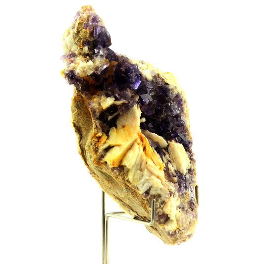 Fluorite + Quartz + Baryte. 746.0 carats. La Cabaña, Berbes, Asturias, Espagne