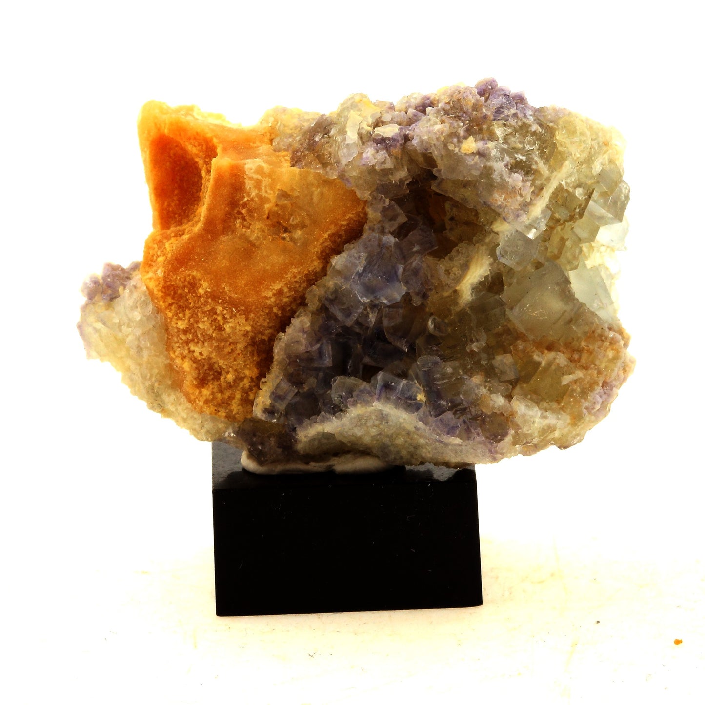 Fluorite. 119.0 carats. La Barre, Puy-de-Dôme, France
