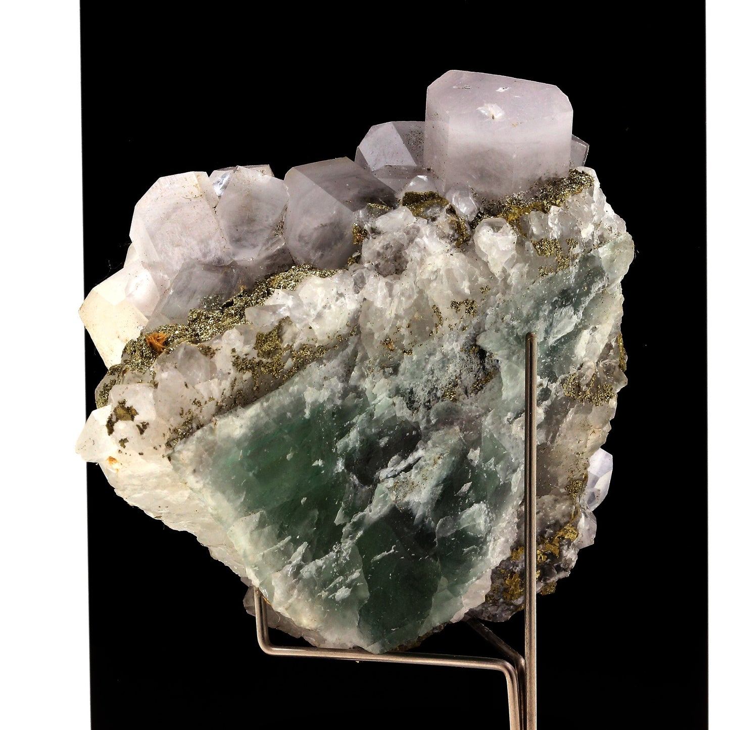 Calcite, Pyrite, Fluorite. 2275.0 carats. El Hammam Mine, Meknès, Maroc