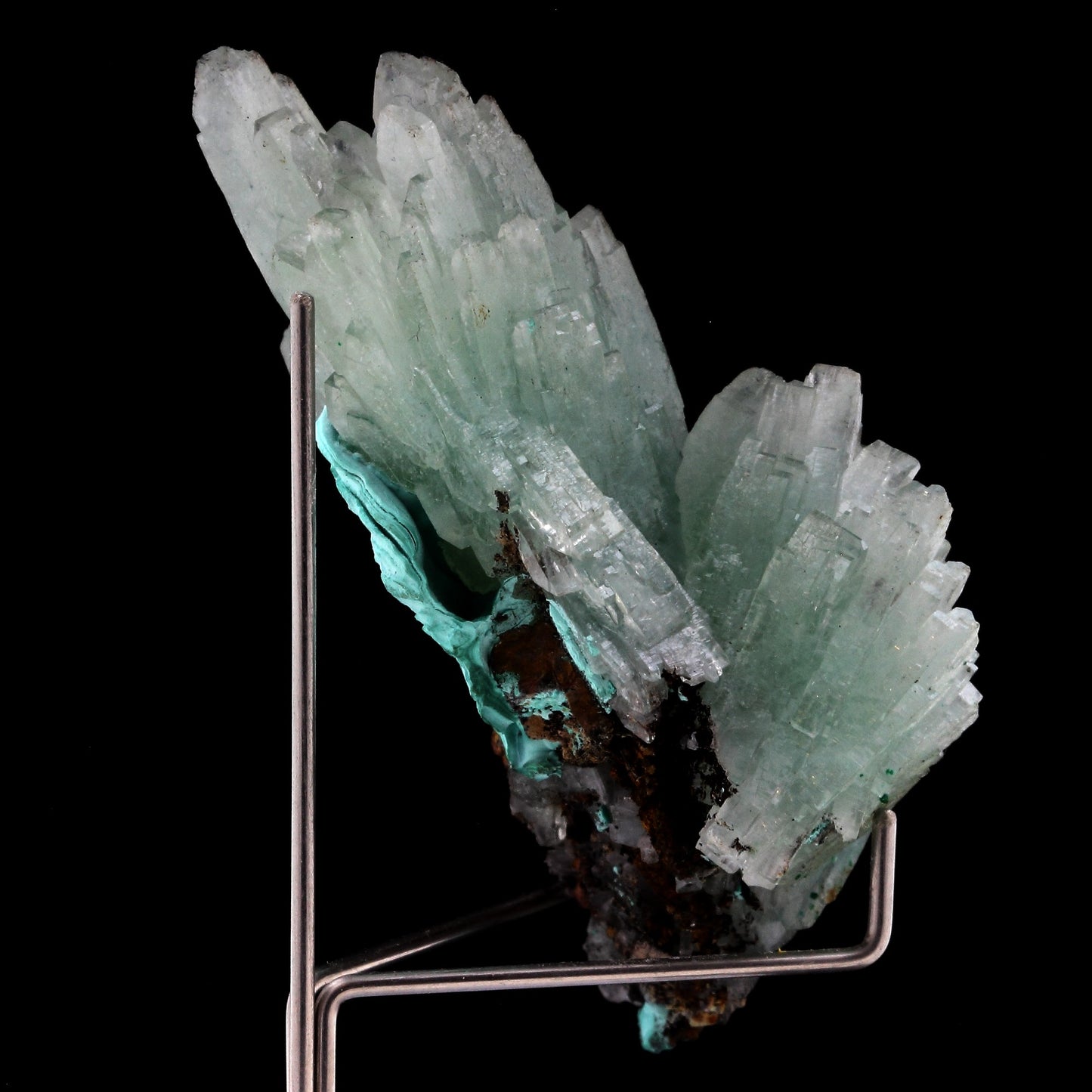 Baryte Malachite. 516.5 carats. Shangulowé Mine, Katanga, Zaïre