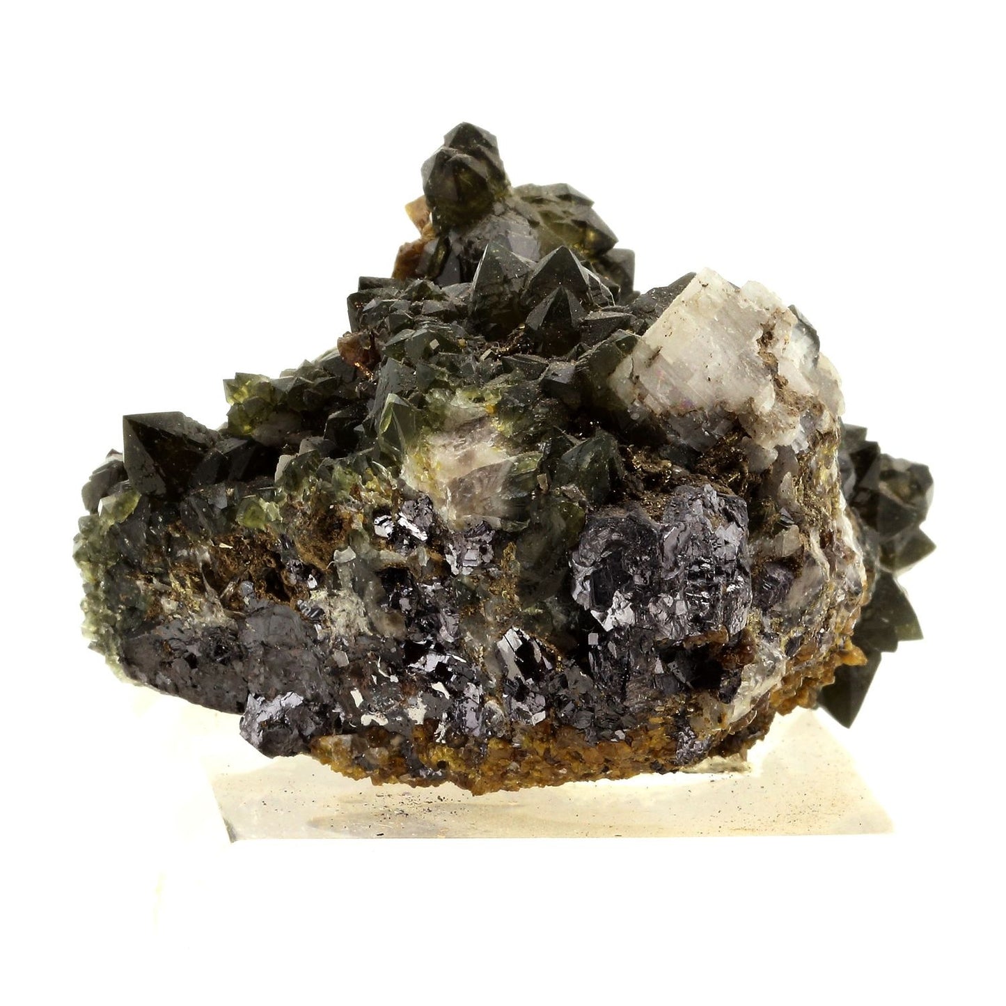 Cubanite + Quartz Prase. 1292.0 carats. Trepča Stan Terg Mine, Kosovo